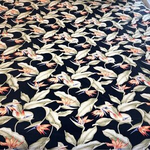 RARE VTG Dean Miller Queen Duvet Cover Bird of Paradise Hawaiian Made California
